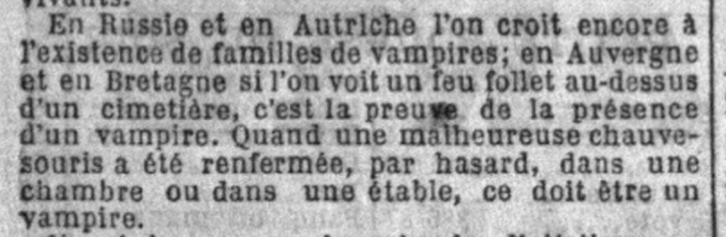 The Vampire Countess of Auvergne. Countess Brayère